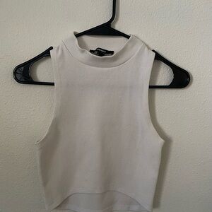 Elegant Cream Sleeveless Top